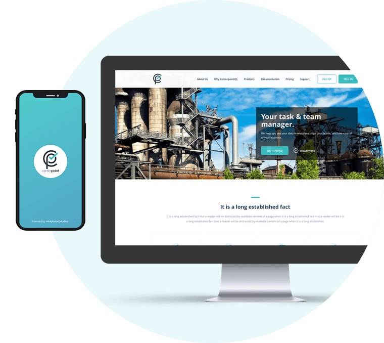 CenterPointQC App & Web Application